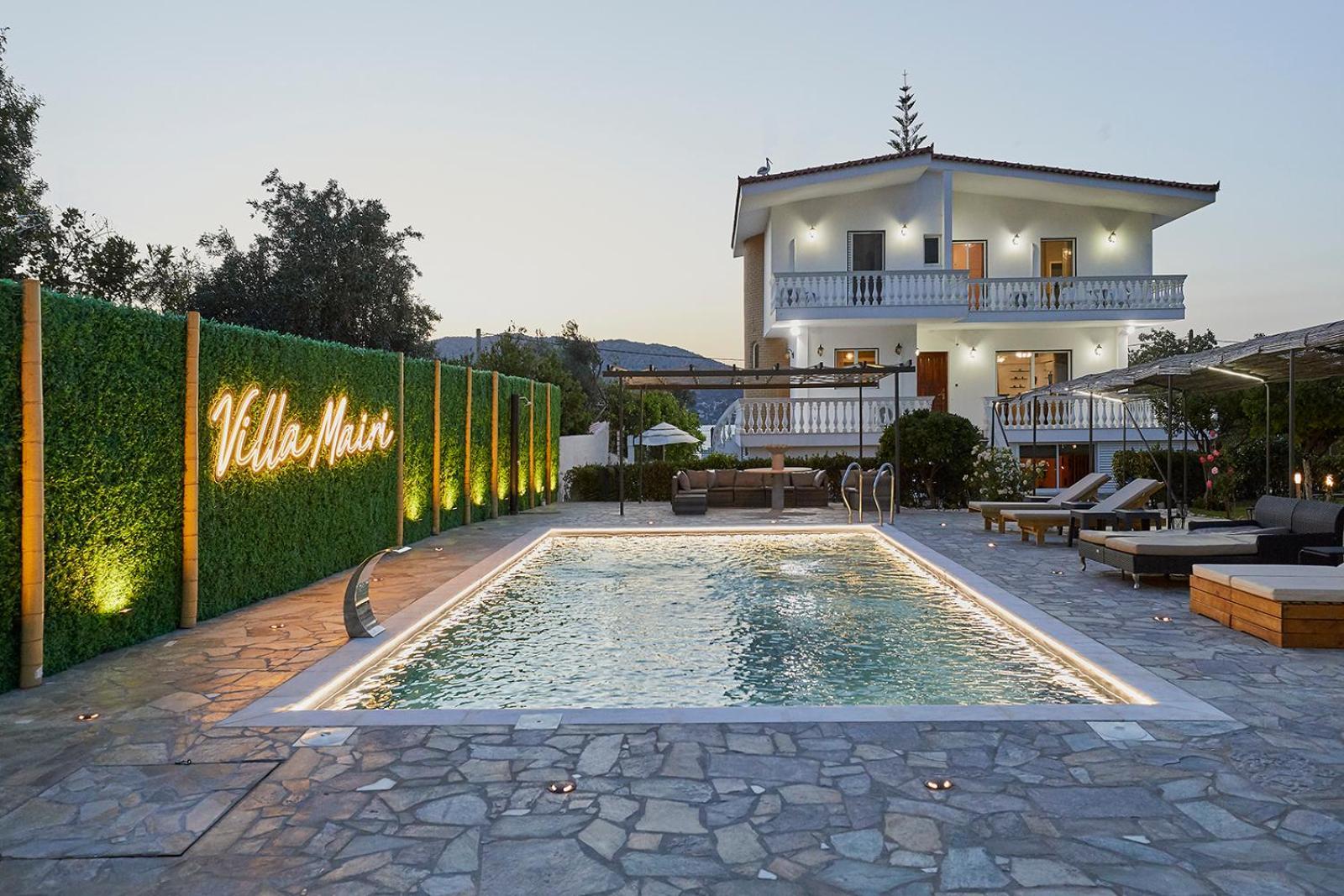 Villa Mairi - 2 Private Pools & Game Room Near Athens Salamís Exterior foto